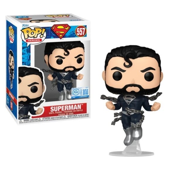 Funko Pop Heroes Series Black Suit Superman Lois & Clark Vinyl Figure #557 - Picture 1 of 7